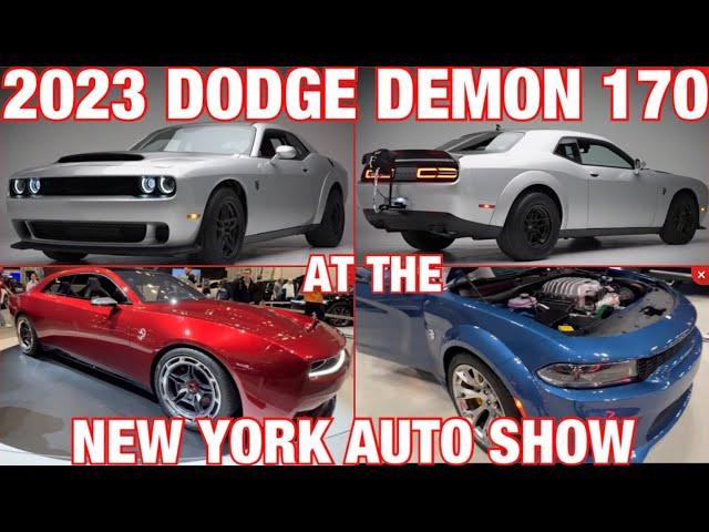 👹2023 DODGE DEMON 170 AT THE NY AUTO SHOW👹+40 OTHER MOPARS From a Ral Hellcat Perspective😎👍👹