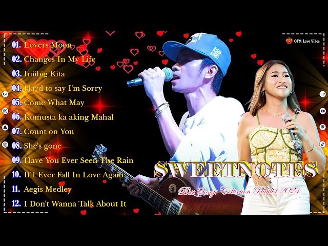 SWEETNOTES NONSTOP PLAYLIST 2025 🌹 SWEETNOTES MUSIC 😘 REY MUSIC COLLECTION