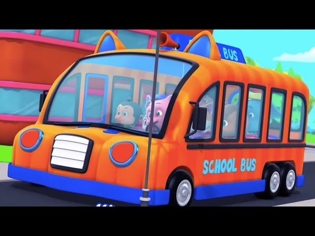 The Wheels On The Bus - Sing ALong | Nursery Rhymes and Bus Song for Children | Songs For Babies