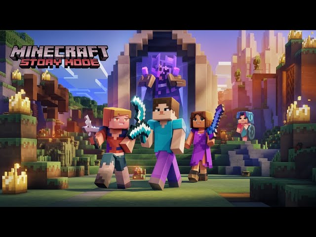 "Minecraft Story Mode – Ep 1 Part 2 | The Adventure Continues!"⚔️🏹