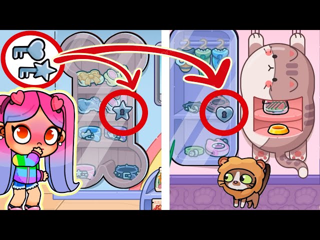 👉🗝🐾 KEYS TO OPEN THE PET SHOP CABINET | SECRETS OF PAZU AVATAR WORLD