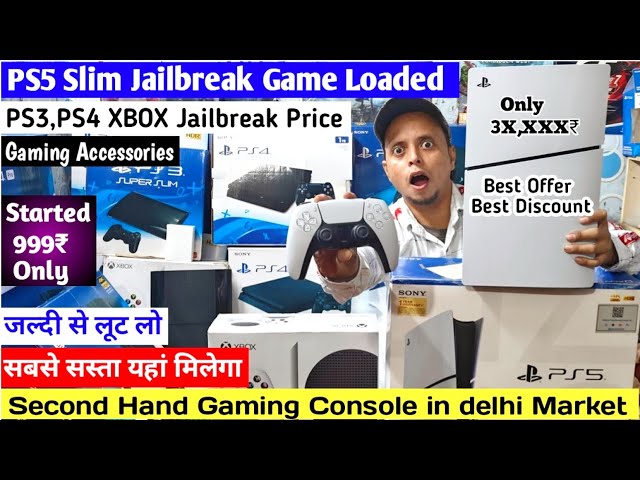 New PS5 Slim Game Loaded | Cheapest PlayStation Gaming Console | PS4 pro jailbreak PS3,Xbox,PS4 slim