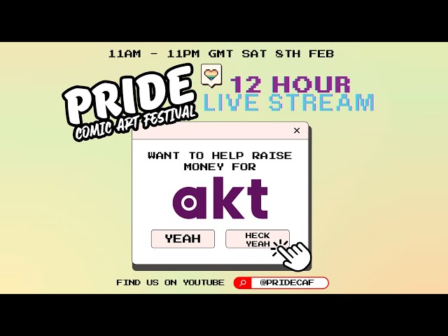 PrideCAF 12hr Charity Live Stream