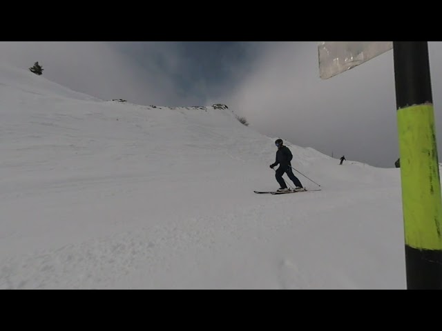 little 3d camera-test in skiing area [#VuzeXR #VR180 #180-3D] #Grindelwald #Switzerland