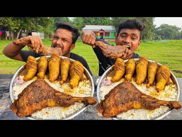 Mutton Chusta And Mutton Leg Piece with rice eating challenge video, Indian food eating show