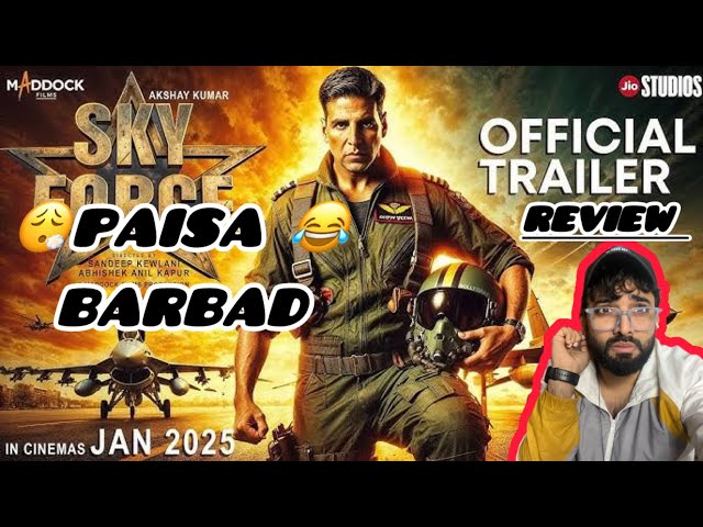 Sky Force Movie Review | mandy vlogs entertainment | Official Trailer | Akshay Kumar  | Sara K