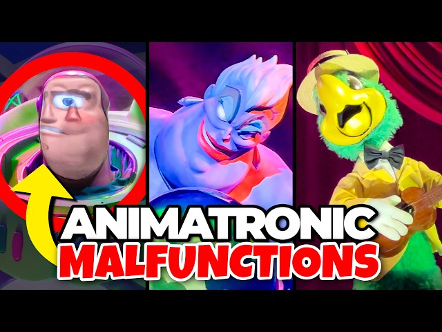 Top 10 Disney Fails & Animatronic Malfunctions Pt 19