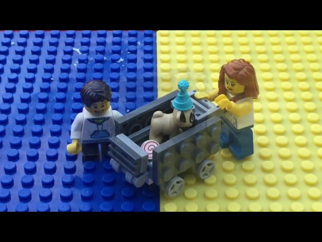 How to build a LEGO shopping cart