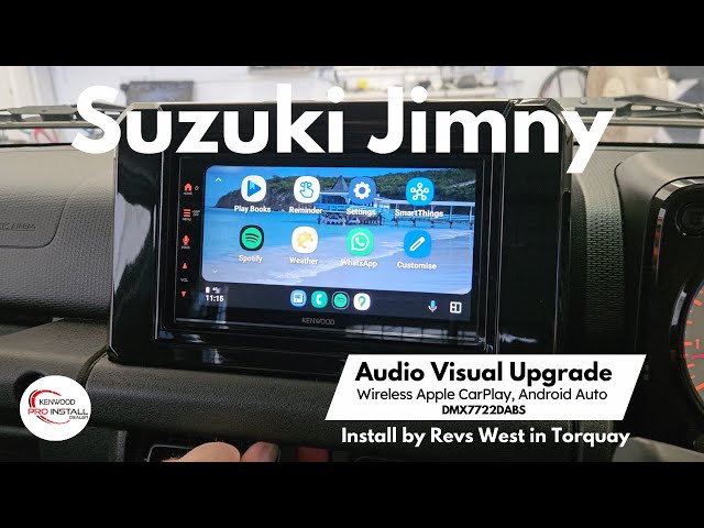 Suzuki Jimny Goes Wireless Android Auto, CarPlay DMX7722DABS #suzukijimney #caraudio #automobile