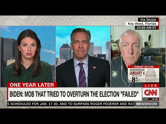 Maj.Gen.(Ret.) Paul Eaton Speaks To CNN's Jim Sciutto On The Anniversary Of January 6 Insurrection