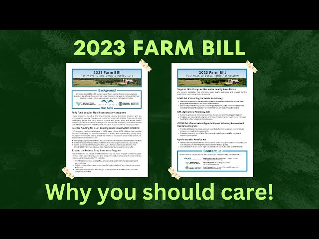 Taste The Change | Importance of the Farm Bill | Event hosted by Clean Wisconsin