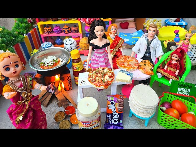 Barbie Doll All Day Routine In Indian Village/Sita Ki Kahani Part-316/Barbie Doll Bedtime Story||