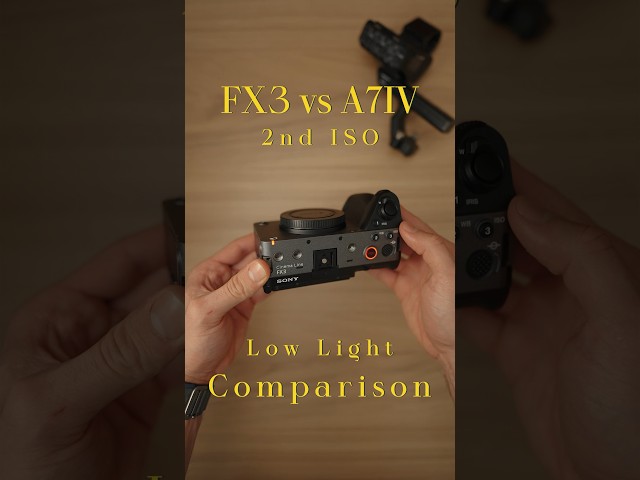 FX3 vs A7IV Lowlight Performance 🎥