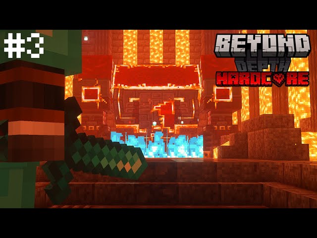 Finally Entering The Nether (Beyond Depth Hardcore ep 3)