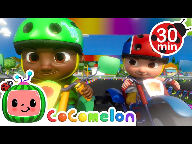 Cody Races JJ on Bikes | CoComelon - Cody Time | Songs and Cartoons | Best Videos for Babies