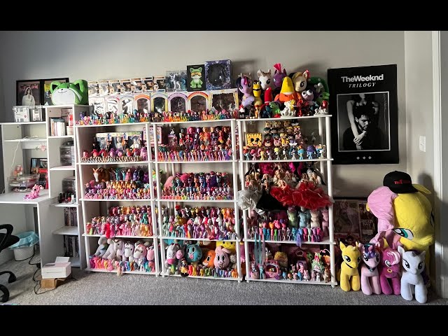 A (Mostly My Little Pony) Toy Collection Shelves Tour 2024