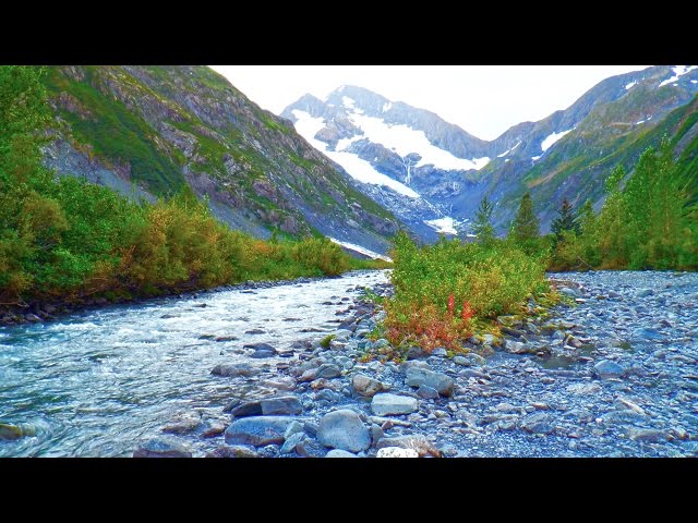 River Sleep Sounds White Noise | Nature Audio for Sleeping, Relaxing, Stress Relief | Alaska Stream