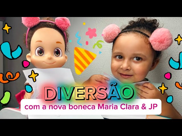 BRINCADEIRAS DE CRIANÇA COM A BONECA DA MARIA CLARA E JP - Children's games with Maria Clara’s doll