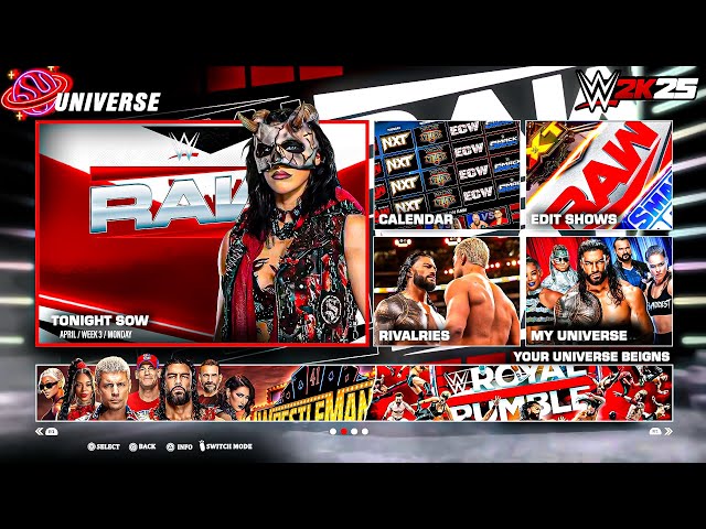 WWE 2K25: Universe Mode Upgrade Concept!