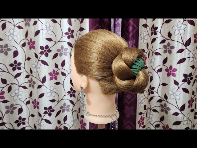 Beautiful 4 Bun Hairstyle For Long Hair | The Hair Affair