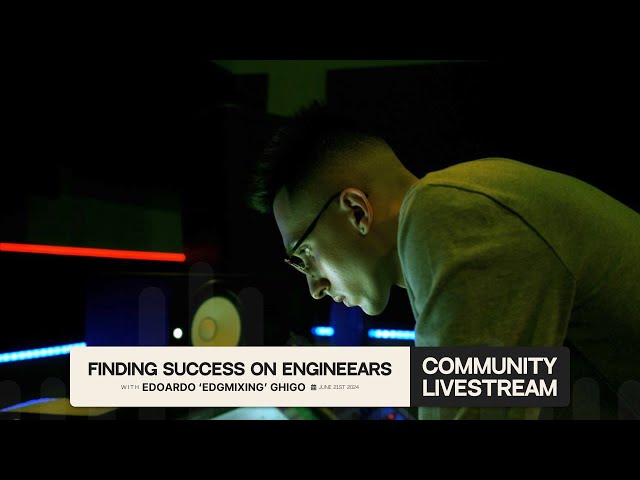 Finding Success on EngineEars with @EdgMixing Livestream