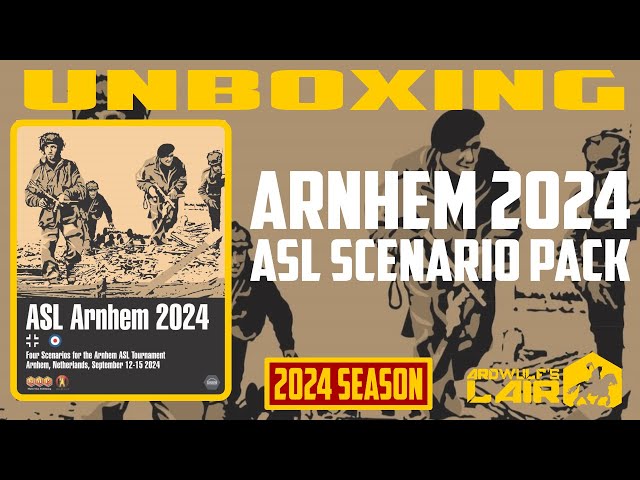 Unboxing with Special Guest Cat | ASL Arnhem 2024 Scenario Pack (MMP 2024)