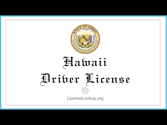 Hawaii Driver License - What You need to get started #license #Hawaii