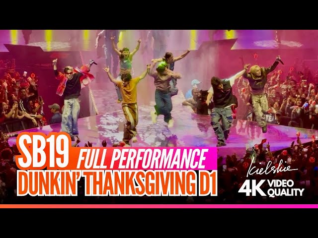 SB19 in Dunkin' ThanksgiVIng Day 1 | 4K HDR Quality | KIELSKIE