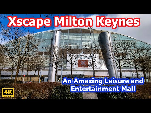 XSCAPE Milton Keynes | Leisure and Entertainment Mall | Walking Tour - 4K