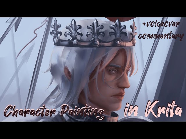 Eriae the 1st Saint - Digital Art Painting Process (+voiceover commentary)