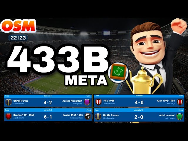 🏆 THE BEST 433B META WITH +90 WINS 🏆 | BEST TACTICS #6 | ⚽ OSM 22/23 ⚽