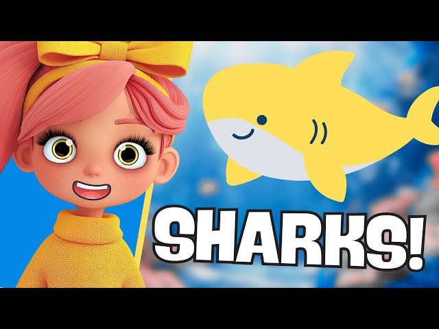 SHARKS IN THE WATER! 🌊 Swim Safe Away from Baby Shark | Matt & Molly's Songs for Kids