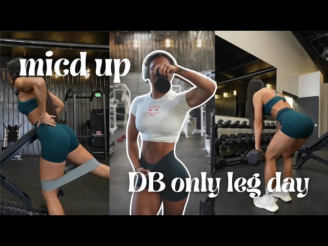 MICD UP LEG DAY | spend the day with me, supps i take, mini unboxing