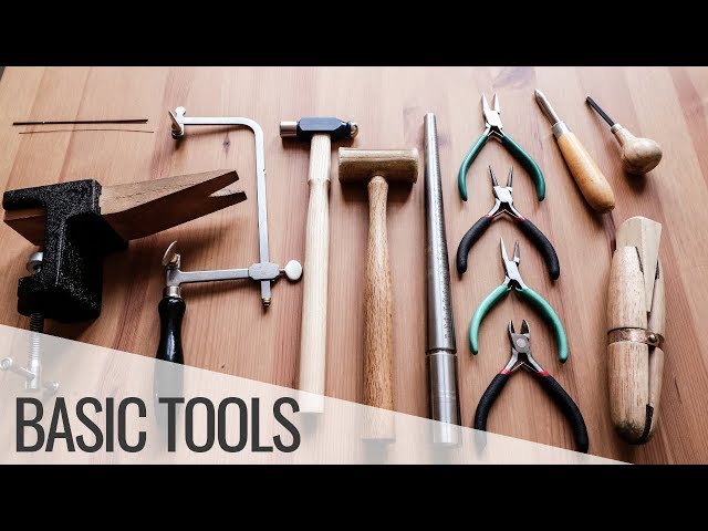 MOST BASIC SILVERSMITHING TOOLS. How to make jewelry. Metalsmithing for beginners.