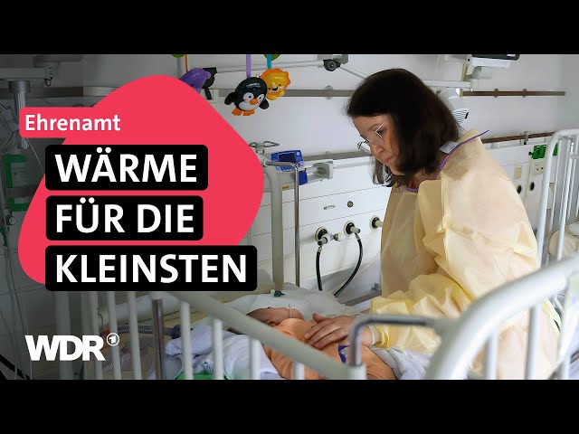 Auf der Frühchen-Station: Kuscheln als Ehrenamt | Frau TV | WDR