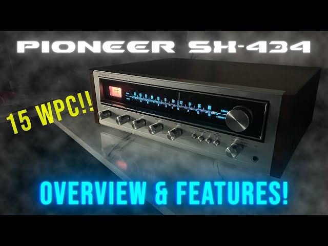 Pioneer SX-434 - Everything You Need To Know! [👀 Wood Veneer!!👀]  #vintageaudio