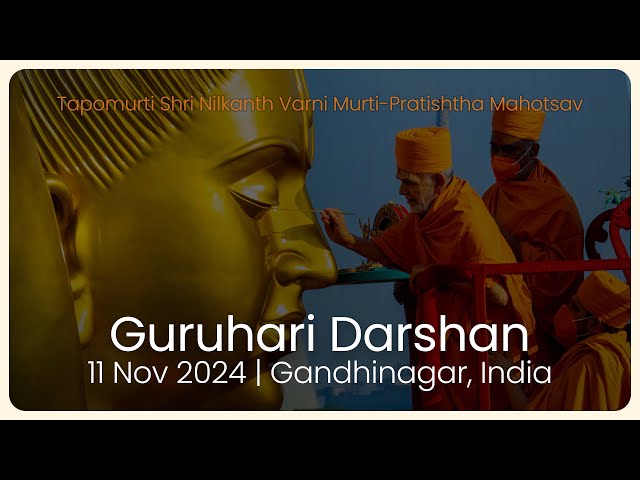 Tapomurti Shri Nilkanth Varni Murti-Pratishtha Mahotsav, Gandhinagar, India, 11 Nov 2024