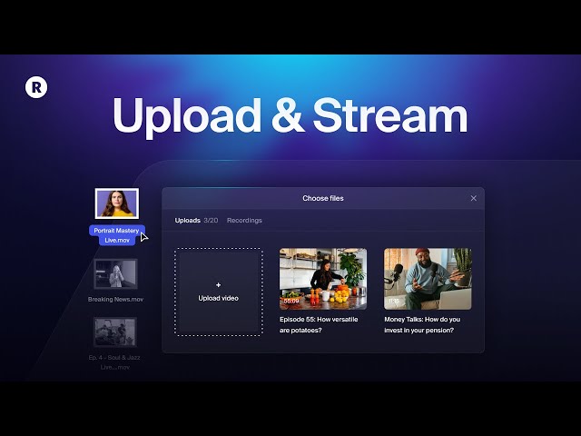 Stream Pre-recorded Videos Live with Restream