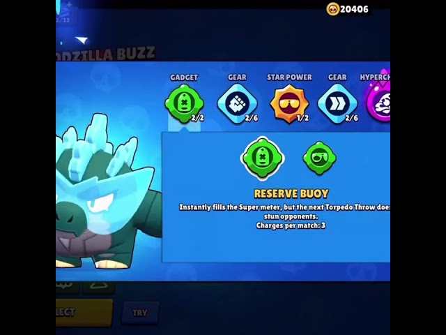 The Best Build For a every Brawler-Part 55 (Buzz) #brawlstars #shorts