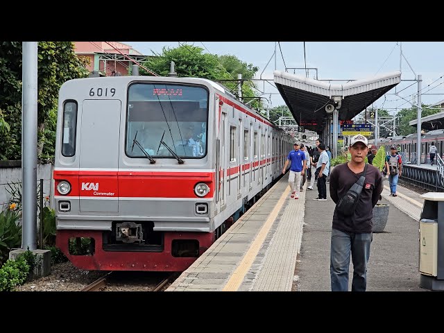 [4K] Stasiun Angke: Kompilasi Kereta JR 205, TM 6000 | KRL Commuter Line (2/2)