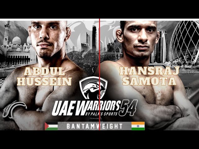 UAE WARRIORS 54 - 🇵🇸 ABDUL HUSSEIN VS 🇮🇳 HANSRAJ SAMOTA