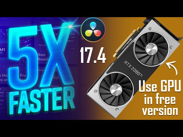 Render 5 times faster with GPU | Resolve 17.4 released | Hindi | Nirdeshak Rao