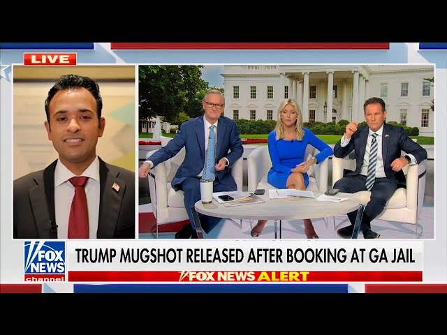 Vivek Ramaswamy on Fox News' Fox & Friends Touching on Trump's Arrest 8.25.23