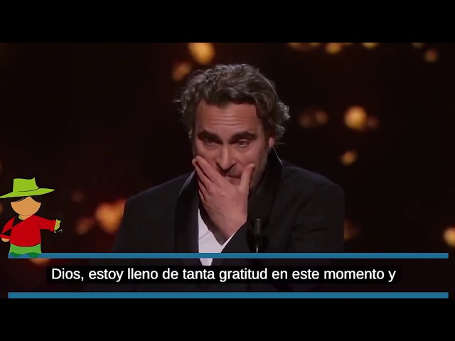 Discurso completo de Joaquin Phoenix en los Oscar (subtitulado español)