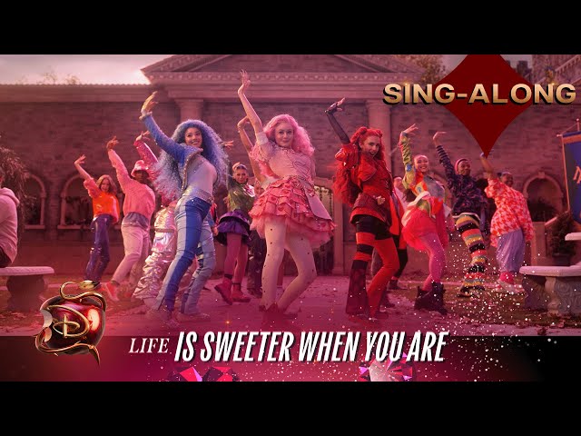 Descendants: The Rise of Red Movie Sing Along | Life Is Sweeter (When You Are) | @DisneyDescendants