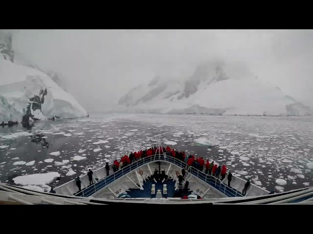 Silver Cloud -  Passing Lamaire Channel, Antartica - Polar Navigation