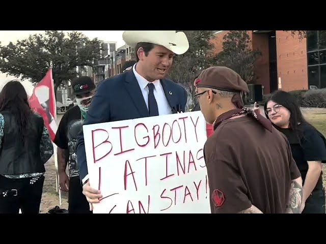 "Don't Deport BIG BOOTY LATINAS!" Alex Stein Crashes ICE Protest