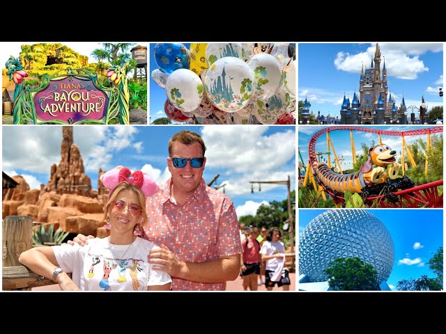 DISNEY WORLD VLOG: Magic Kingdom Tianas Bayou Adventure, Hollywood Studios & Epcot | Florida Holiday