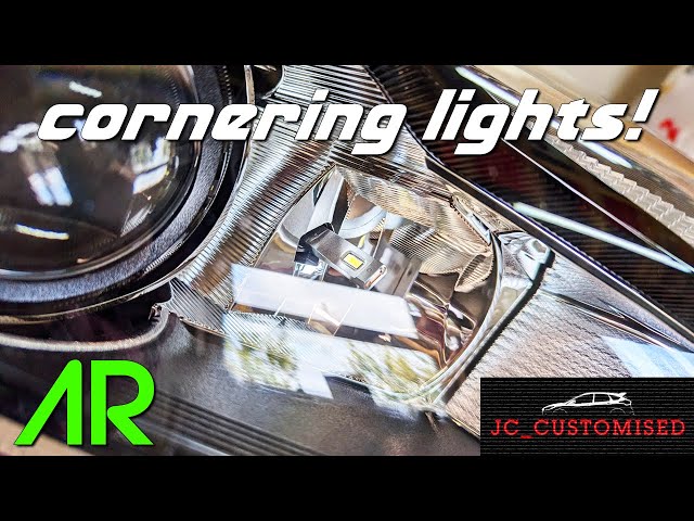 JC CUSTOMISED LED CORNERING LIGHTS INSTALL! | FOCUS RS