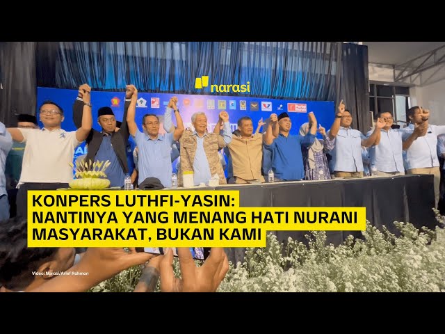 Konpers Luthfi-Yasin: Nantinya yang Menang Hati Nurani Masyarakat, Bukan Kami | Narasi Daily